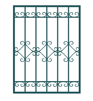 Железная сварная решетка РС-30